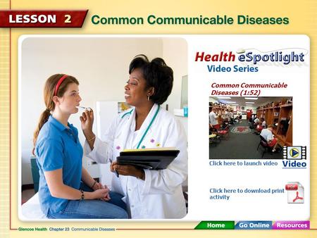 Common Communicable Diseases (1:52)
