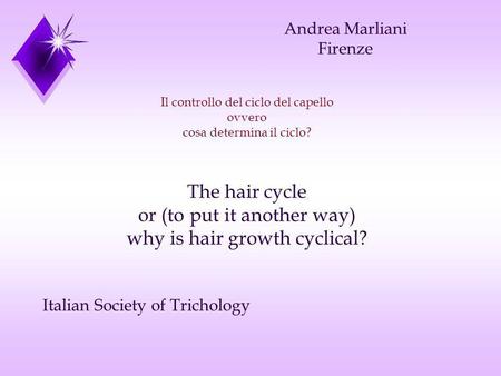 or (to put it another way) why is hair growth cyclical?