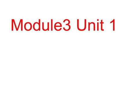 Module3 Unit 1.