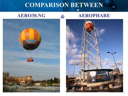 COMPARISON BETWEEN AERO30.NG AEROPHARE &.