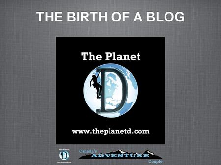 THE BIRTH OF A BLOG. Starting Out Niche & BrandIng Identify Your Audience Personality Expertise Clear Branding.