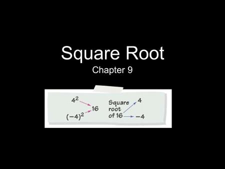 Square Root Chapter 9.