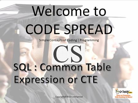 Welcome to CODE SPREAD Simple Concepts of Coding | Programming.