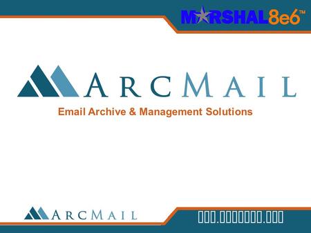 Archive & Management Solutions