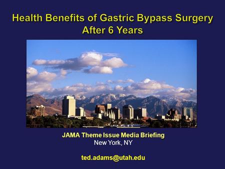 Health Benefits of Gastric Bypass Surgery After 6 Years
