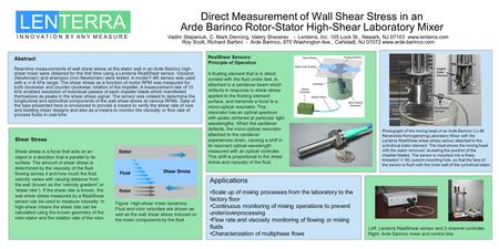 Direct Measurement of Wall Shear Stress in an