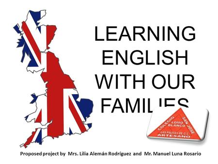 LEARNING ENGLISH WITH OUR FAMILIES