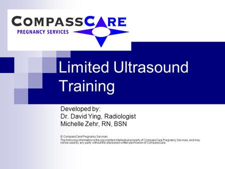Limited Ultrasound Training