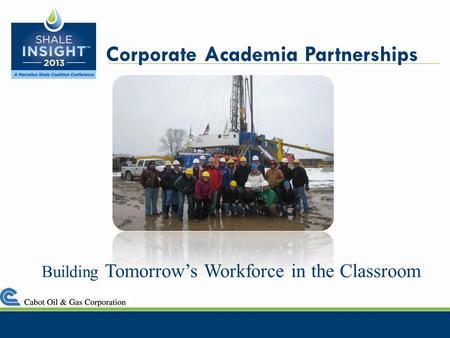 Building Tomorrows Workforce in the Classroom Corporate Academia Partnerships.
