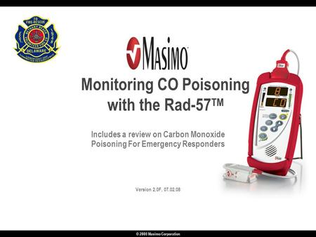 Monitoring CO Poisoning with the Rad-57TM