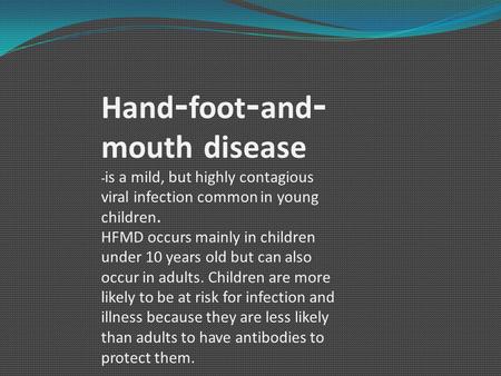 Hand-foot-and-mouth disease