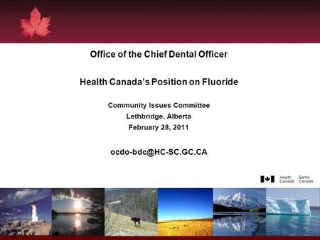 Office of the Chief Dental Officer