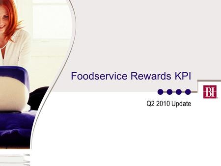 Foodservice Rewards KPI Q2 2010 Update. 2 Key performance indicators Acquisition Acquisition Quality Immersion Conversion Interaction Retention Customer.