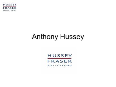 Anthony Hussey. 2 INTRODUCTION In this session we will look at: 1.The Adjudication provisions in the Construction Contracts Bill 2010; 2.What is not in.