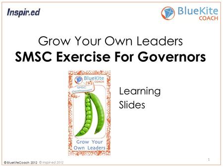 Grow Your Own Leaders SMSC Exercise For Governors Learning Slides 1.