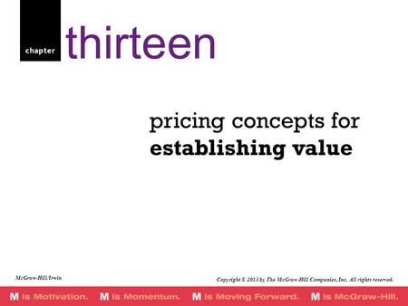 pricing concepts for establishing value