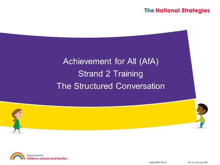 Achievement for All (AfA) Strand 2 Training