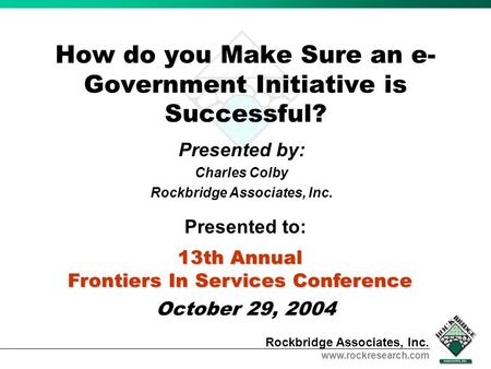 How do you Make Sure an e-Government Initiative is Successful?