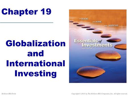 Globalization and International Investing