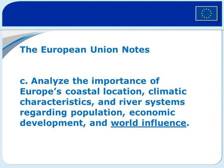 The European Union Notes c