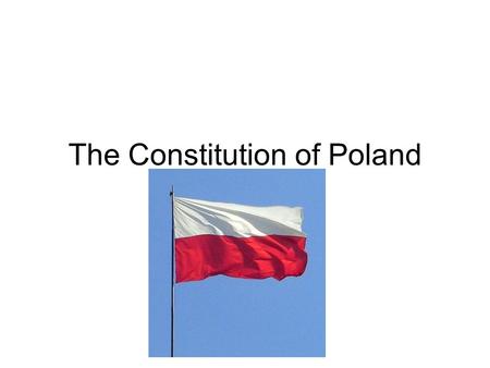 The Constitution of Poland
