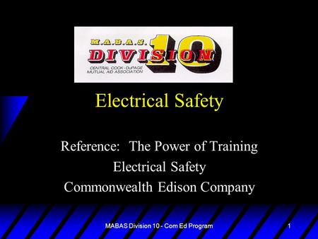 Electrical Safety Reference: The Power of Training Electrical Safety