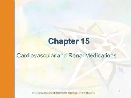 Cardiovascular and Renal Medications