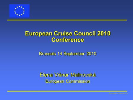 European Cruise Council 2010 Conference