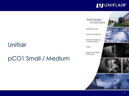 Uniflair pCO1 Small / Medium.