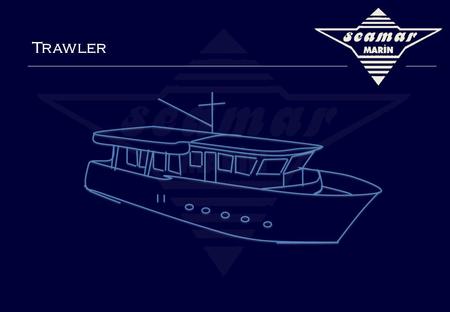 Trawler. Seamar Marin Trawler – 31 Main Specifications Build Year 2011 Category Class B Type Trawler L.O.A. 9.50 m Beam 3.20 m Material GRP Cabin 1 Master.