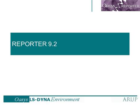 REPORTER 9.2. back to contents Contents Introduction to Reporter User interface – menu layout Creating a template – first steps Text Editing objects Variables.
