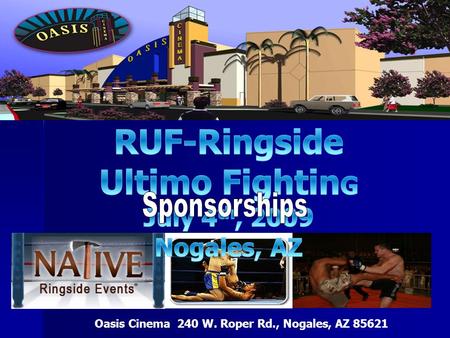 RUF-Ringside Ultimo FightinG