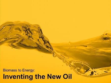 Biomass to Energy: Inventing the New Oil. Range Fuels is a privately held company founded by Khosla Ventures, arguably the top venture capital firm in.