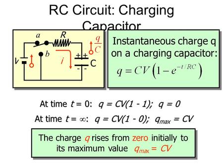 RC Circuit: Charging Capacitor