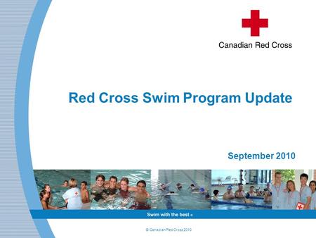 Red Cross Swim Program Update