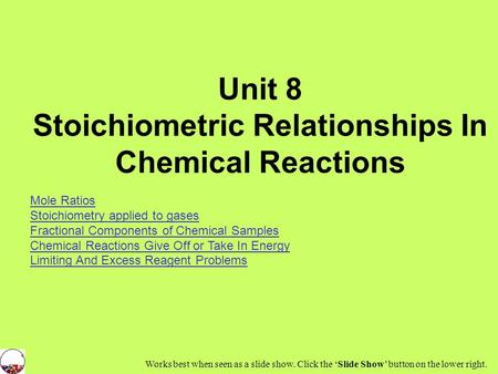 Stoichiometric Relationships In Chemical Reactions