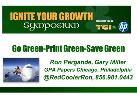 Go Green-Print Green-Save Green