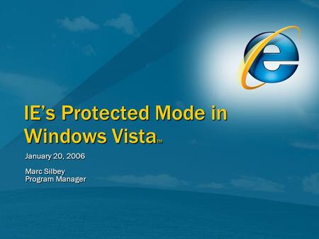 Protected Processes In Windows Vista