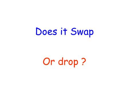 Does it Swap Or drop ?. Main Auxiliaries DROP : Do Does Did SWAP : To be + Ing Have/Has+ Participle Will + Verb Would + Verb.
