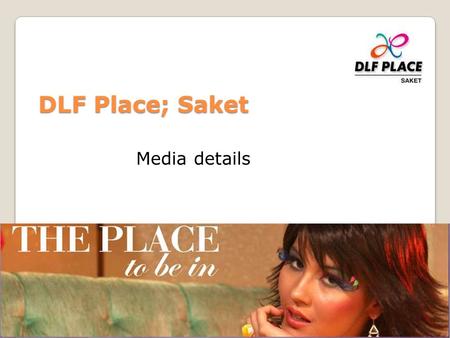DLF Place; Saket Media details. External Signages DLF Place; Saket.