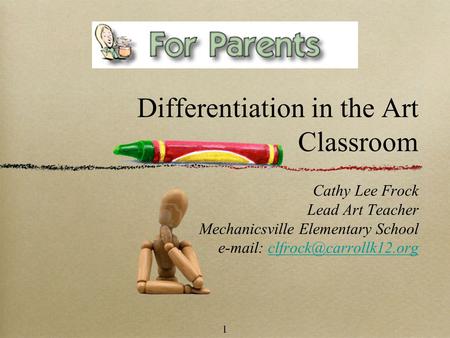 Differentiation in the Art Classroom