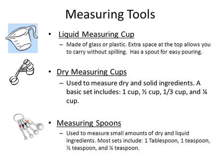 Measuring Tools Liquid Measuring Cup Dry Measuring Cups