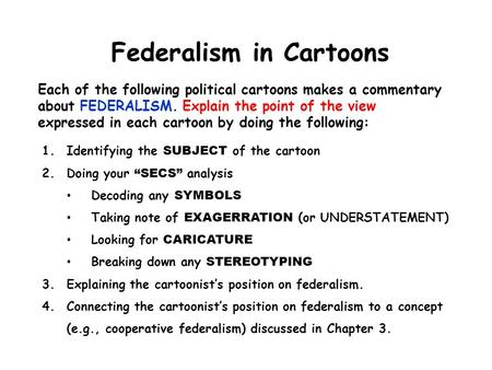 Figuring out Federalism