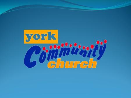 Previously at YCC (Osbaldwick) In Christ – In Mission – In Fellowship Incarnate – In Prayer Kingdom activity which is not deliberately evangelistic Most.