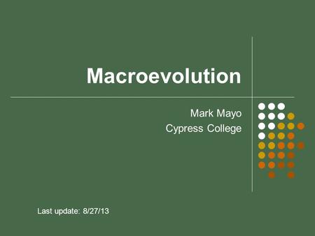 Mark Mayo Cypress College