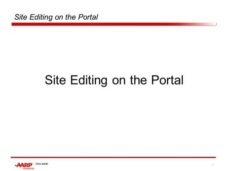 1 Site Editing on the Portal. 2 After signing on, click on the plus sign for Sites :
