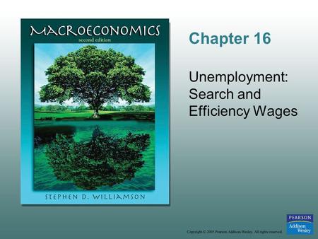 Chapter 16 Unemployment: Search and Efficiency Wages.