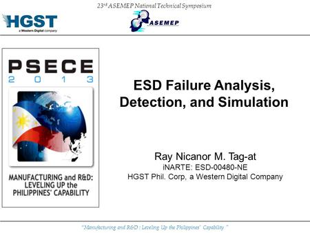 ESD Failure Analysis, Detection, and Simulation