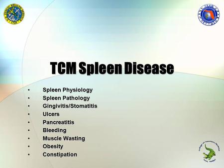 TCM Spleen Disease Spleen Physiology Spleen Pathology