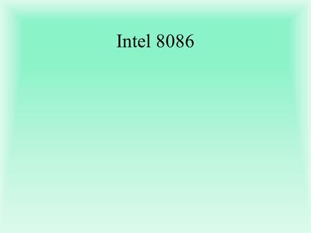 Intel 8086.